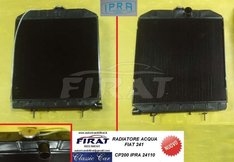 RADIATORE FIAT 241 (24110)